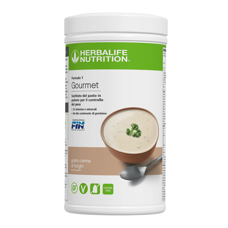 Formula 1 Gourmet Herbalife Gusto crema di funghi | Prodotti Herbalife