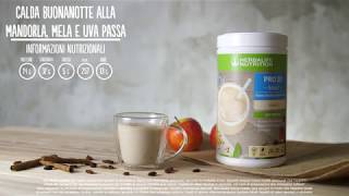 Herbalife Share a shake -Calda buonanotte alla mandorla, mela e uva passa