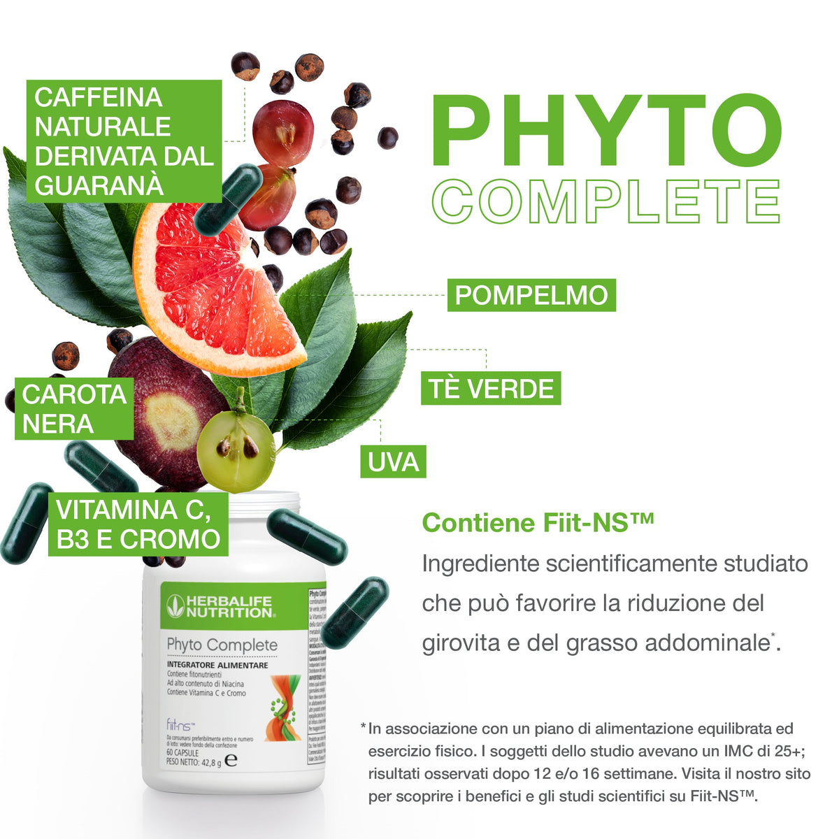 Herbalife Phyto Complete – 60 capsule in confezione italiana, immagine della guida prodotto