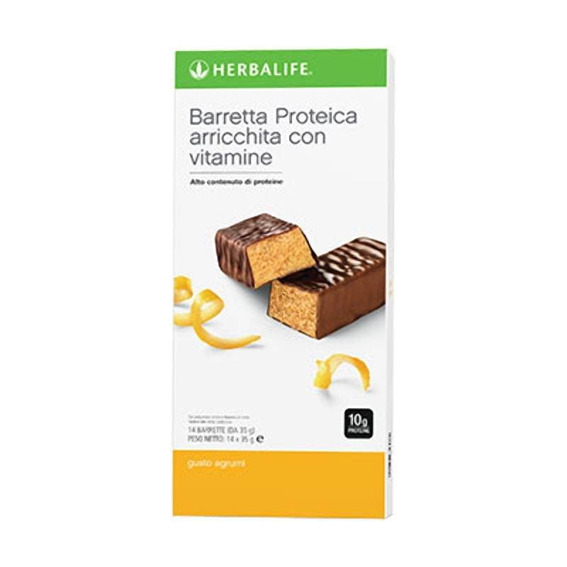 Barrette Proteiche Herbalife con vitamine gusto Agrumi, confezione ufficiale