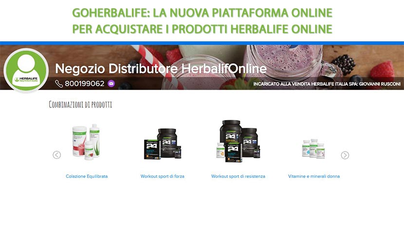 Goherbalife: Piattaforma Ufficiale Per Effettuare Acquisti Online