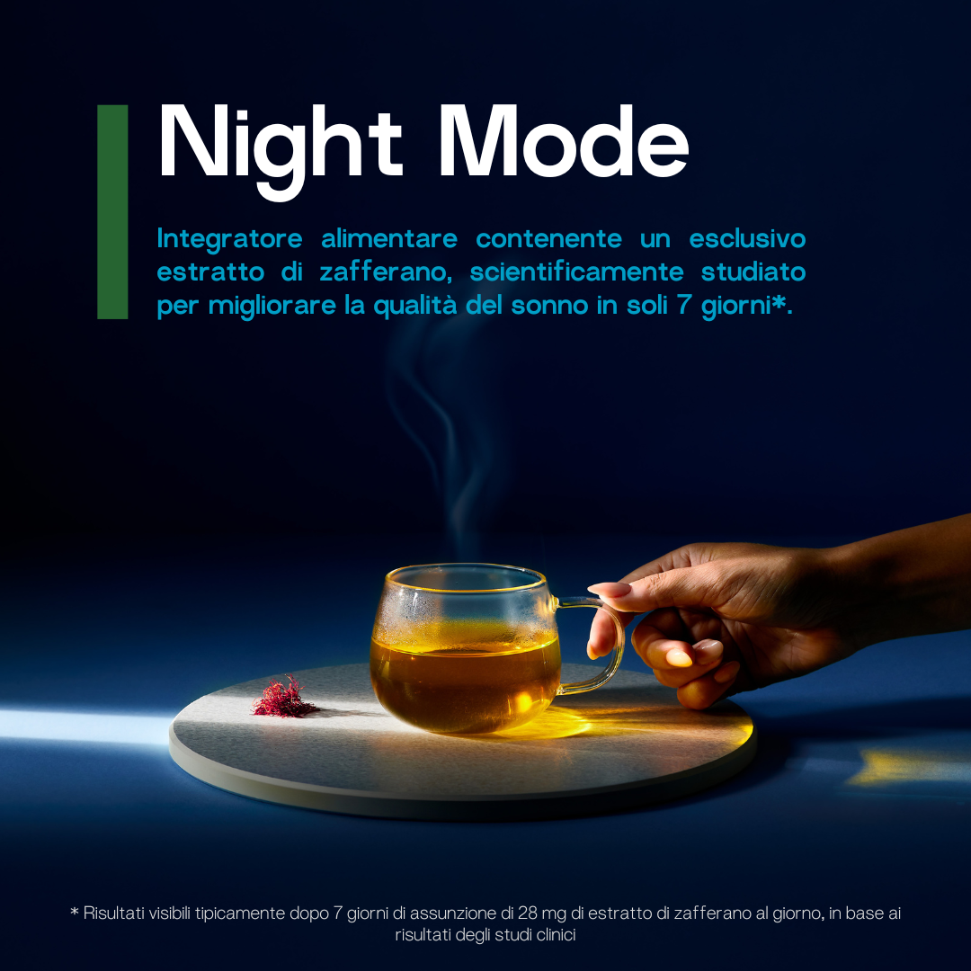 Herbalife Night Mode – dettaglio editoriale dell’ingrediente zafferano