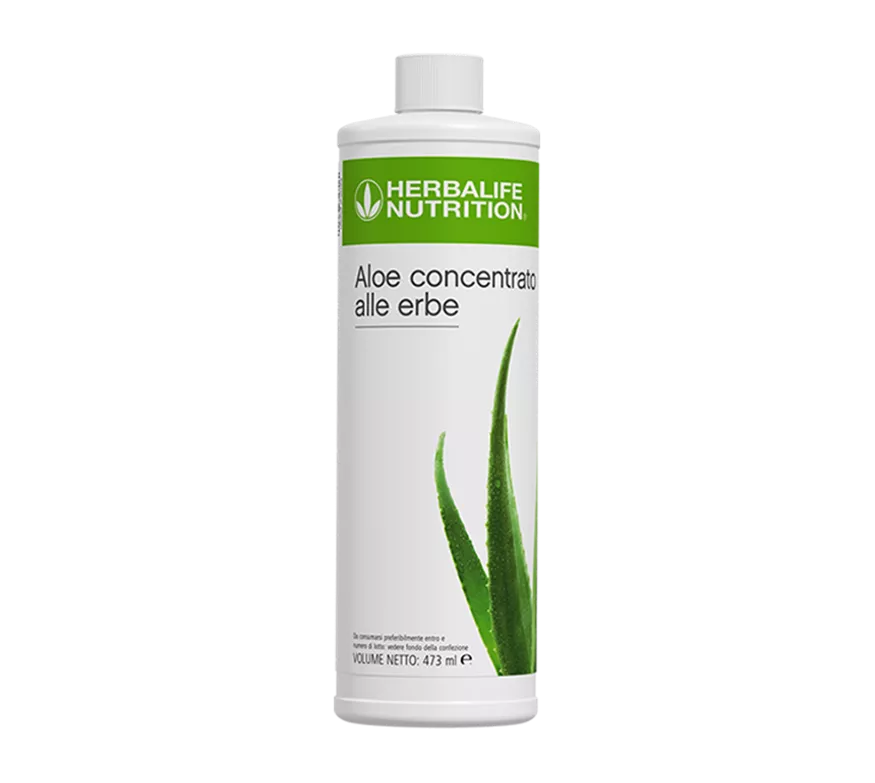 Aloe Concentrato alle Erbe Herbalife Neutro, flacone italiano da 473 ml