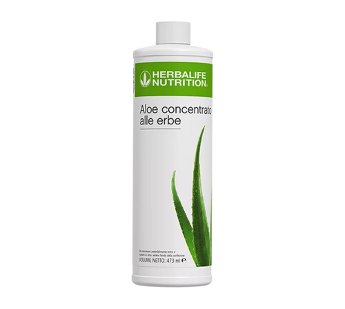 Aloe Concentrato alle Erbe Herbalife Neutro, flacone italiano da 473 ml