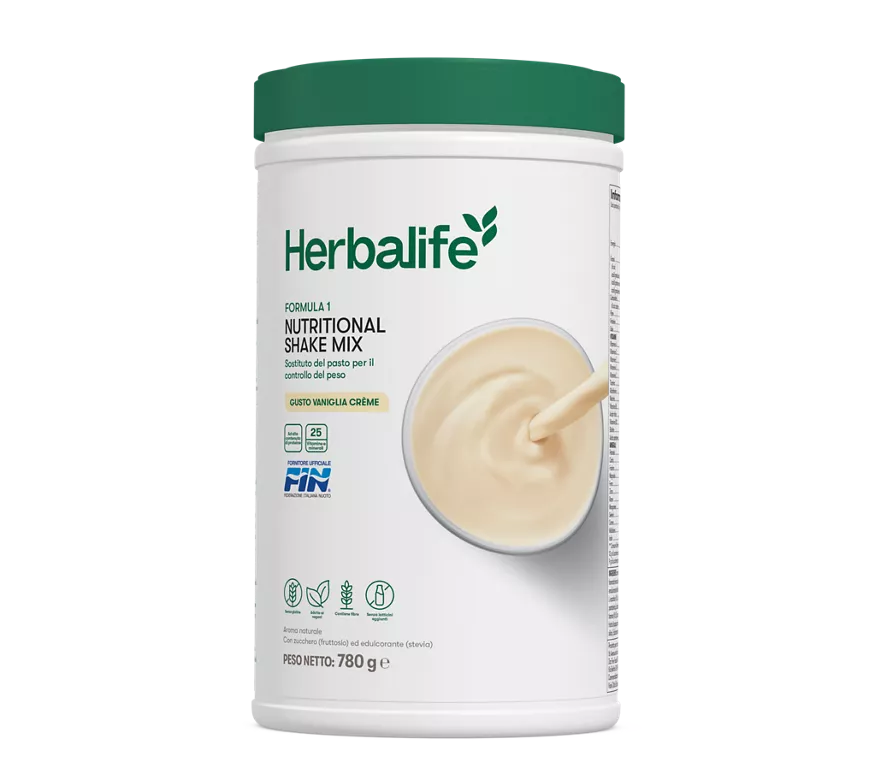 Formula 1 Herbalife gusto Vaniglia Crème 780 g, confezione ufficiale italiana