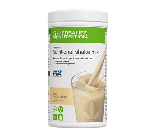 Formula 1 Herbalife gusto Vaniglia Crème 550 g, confezione ufficiale italiana