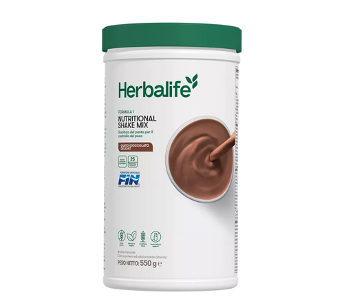 Formula 1 Herbalife gusto Cioccolato Delight 550 g, confezione ufficiale italiana