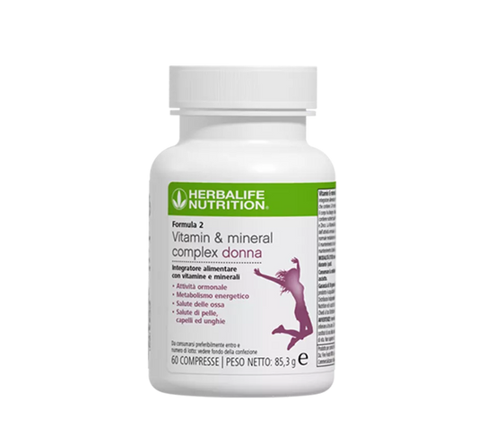 Formula 2 Donna Herbalife, confezione italiana da 60 compresse