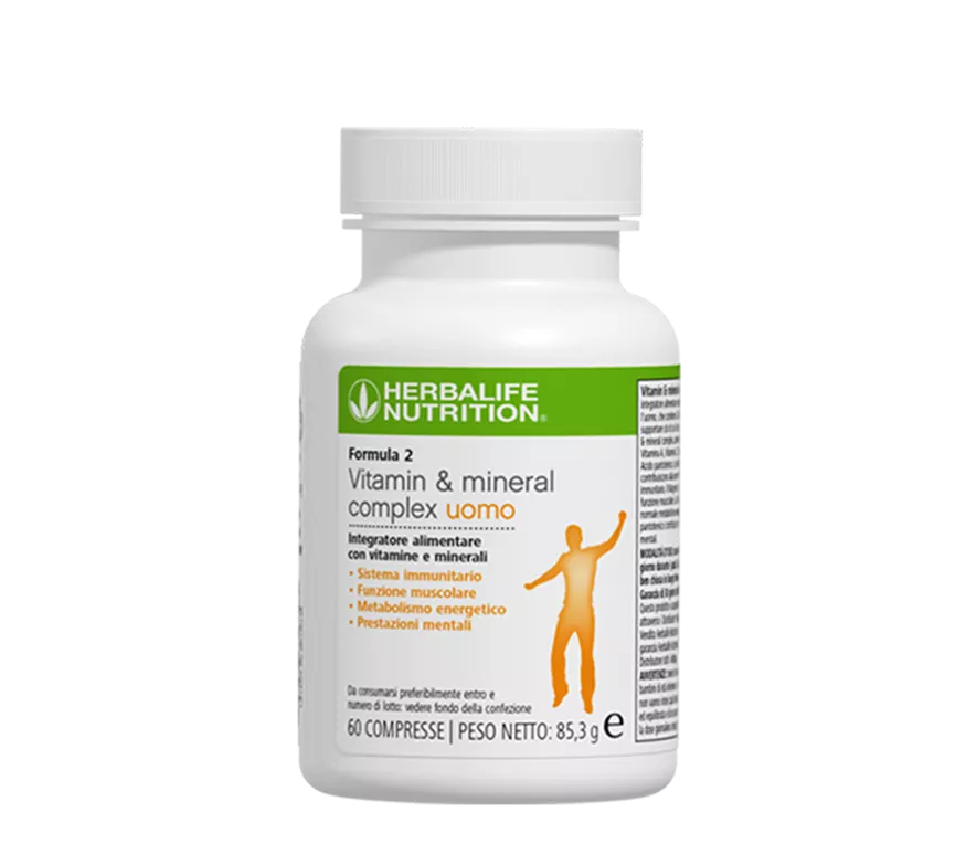 Formula 2 Uomo Herbalife, confezione italiana da 60 compresse