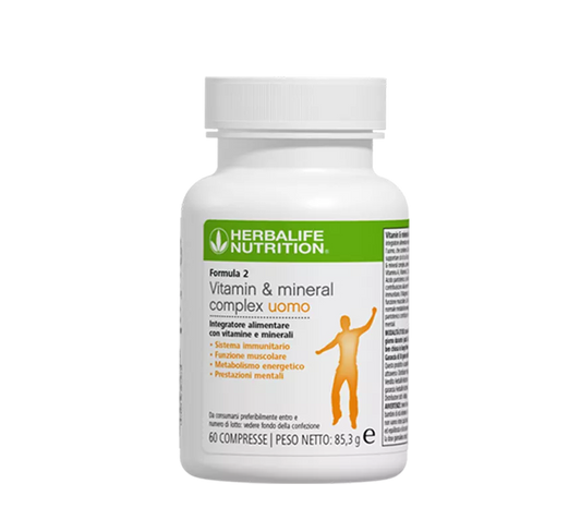 Formula 2 Uomo Herbalife, confezione italiana da 60 compresse