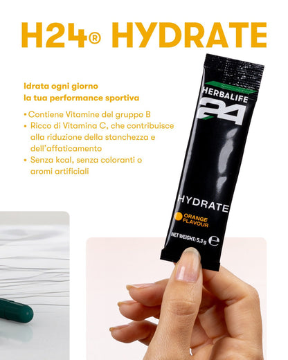 Herbalife24 Hydrate Arancia in bustina, indicazioni d'uso e benefici nutrizionali