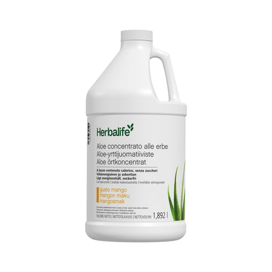 Aloe Concentrato alle Erbe gusto Mango 1,89 l, confezione italiana