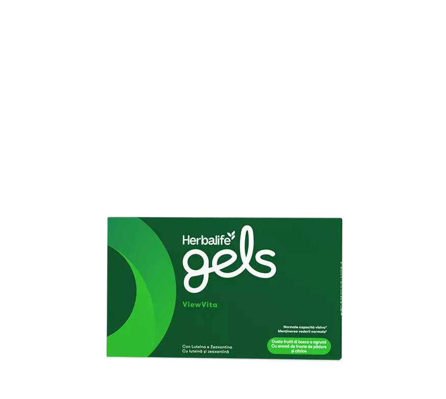 Herbalife Gels ViewVita gusto Frutti di Bosco e Agrumi, confezione italiana da 30 gelatine