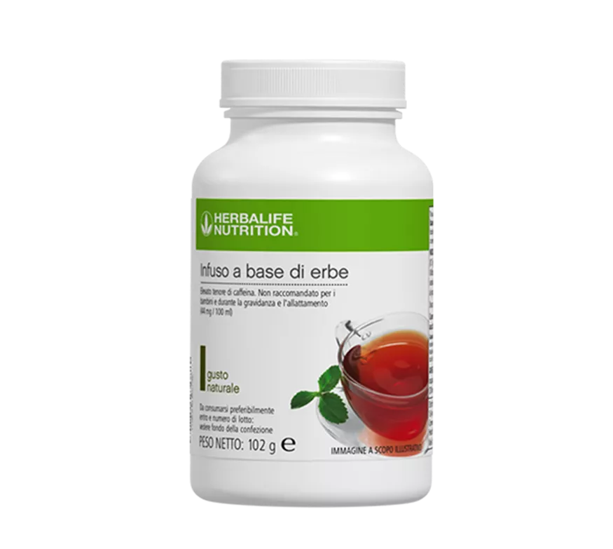 Infuso a Base di Erbe Herbalife gusto Naturale, confezione italiana da 102 g