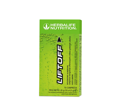 Liftoff Herbalife gusto Limone, confezione italiana da 10 compresse effervescenti