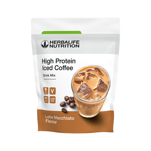 High Protein Iced Coffee Latte Macchiato | Prodotti Herbalife